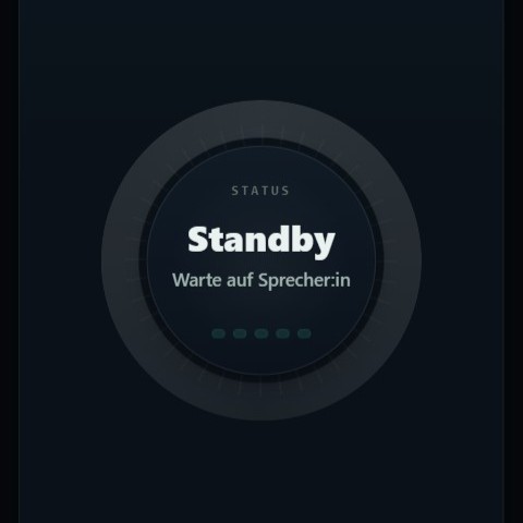 Status-Anzeige: Standby