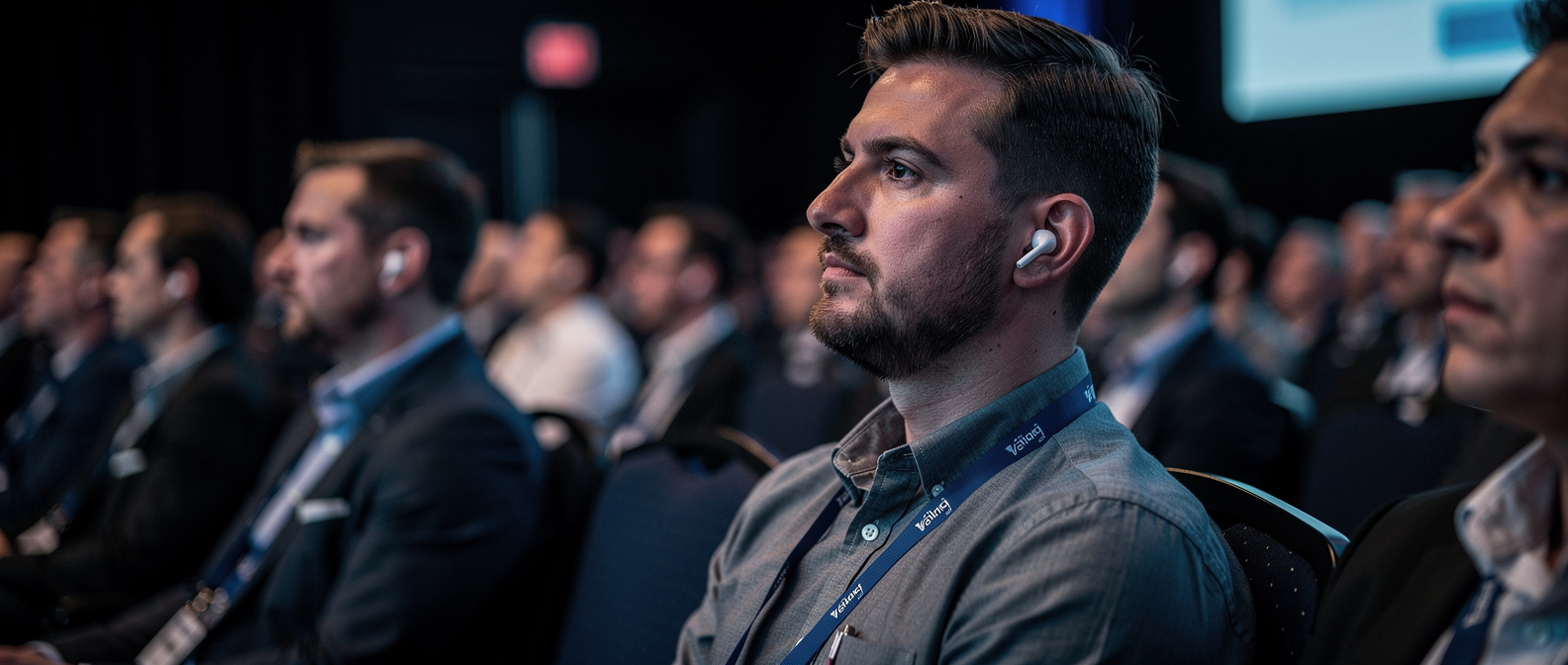 Konferenz mit internationalem Publikum